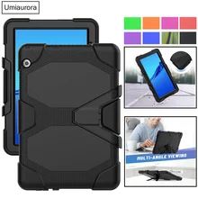 For Huawei Mediapad T3 T5 10 10.1 inch AGS2-W09/L09 Full Body Silicon Tablet Cover Funda Stand Case For MatePad T8 8.0 Kobe2-L09