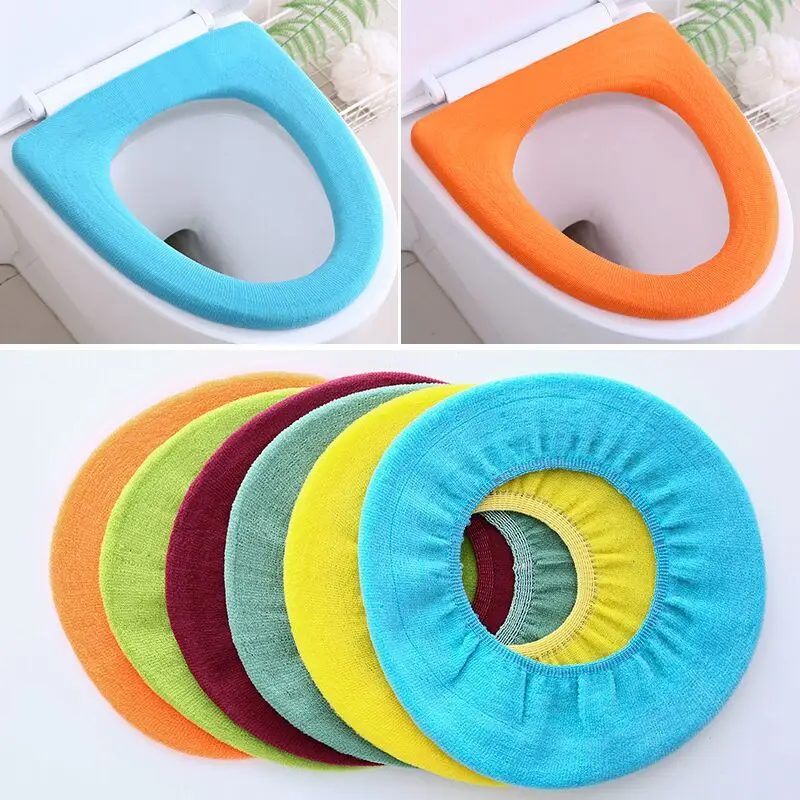 1Pc Removable Soft Strong Elastic Toilet Seat Case Warmer Accessories Pedestal Pan Cushion Washable Covers | Дом и сад