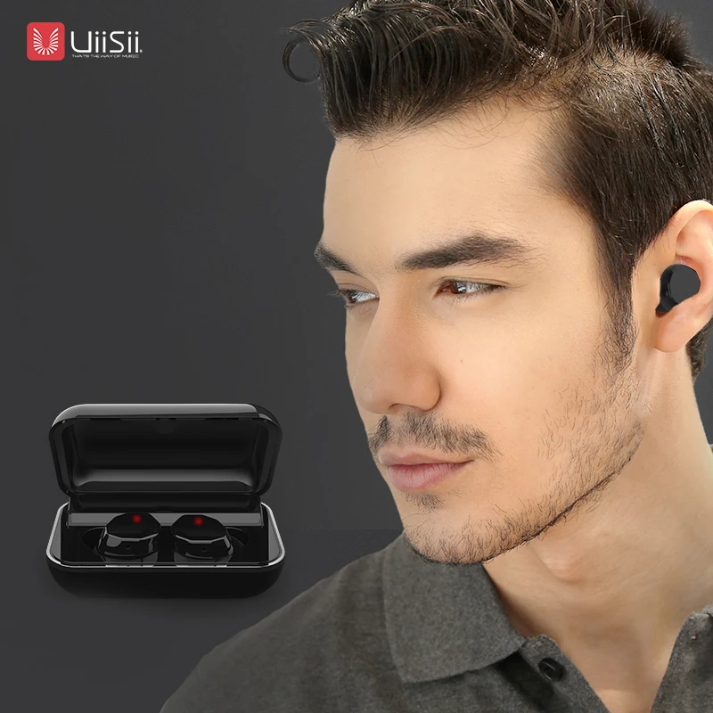 UiiSii TWS12 Беспроводной 5 0 гарнитура Bluetooth Smart Touch 3D стерео наушники объемного