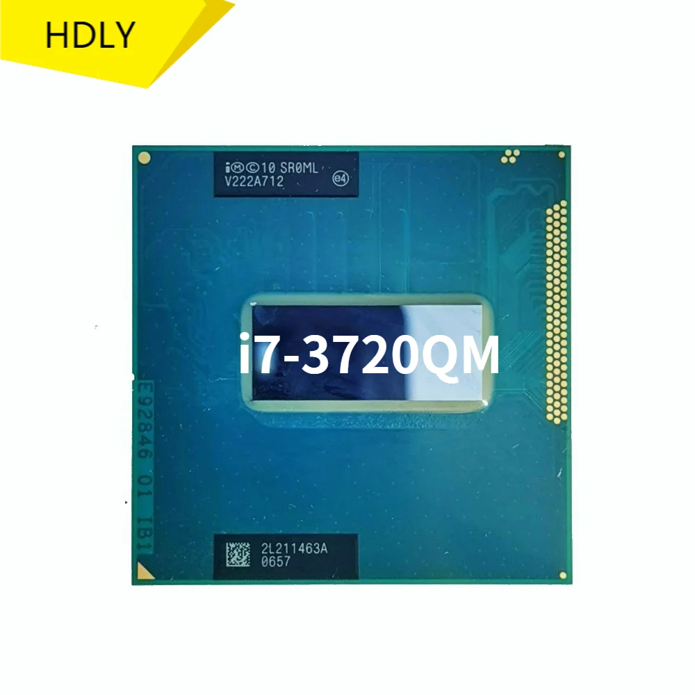 Intel Core i7-3720QM i7 3720QM SR0ML 2.6 GHz Quad-Core Eight-Thread CPU Processor 6M 45W Socket G2 / rPGA988B