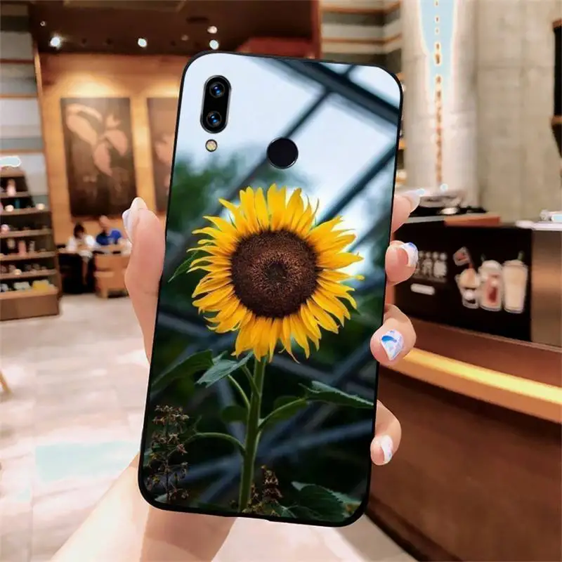 

Sunflower sunset flowers Phone Case For Xiaomi Redmi note 7 8 9 t k30 max3 9 s 10 pro lite