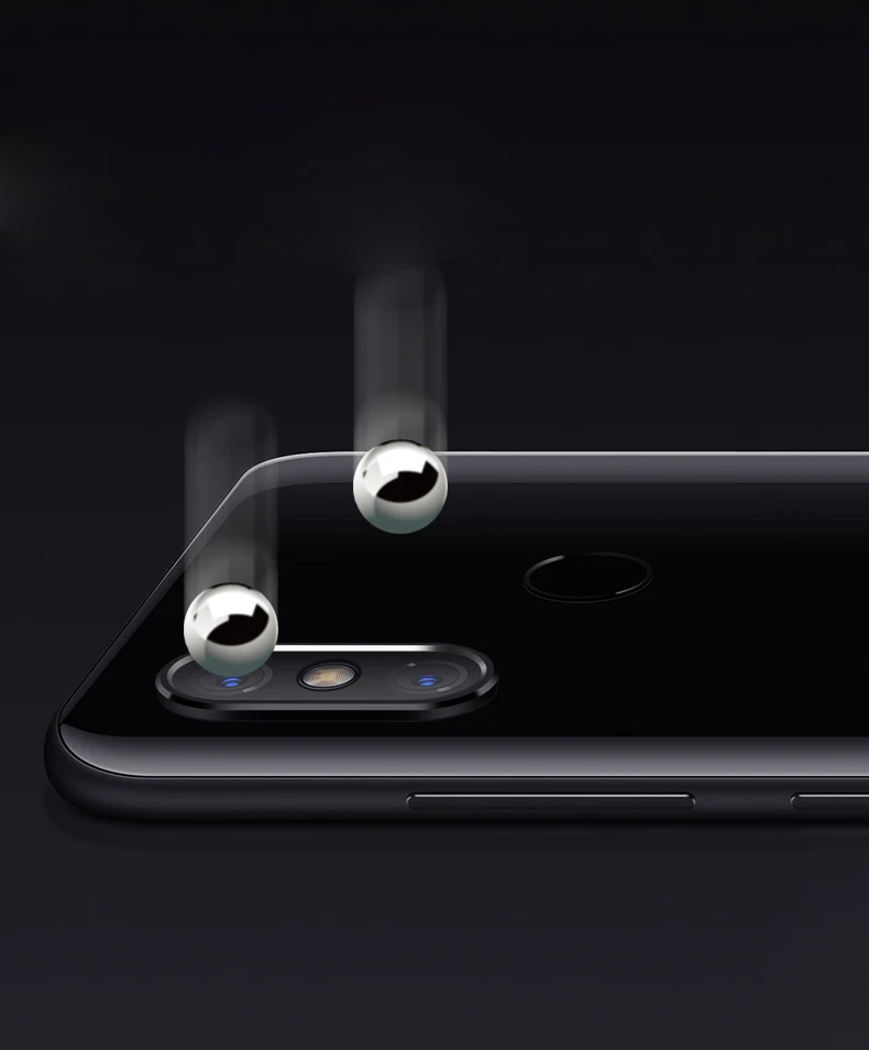 Защита экрана для камеры Xiaomi Mi 8 Mi8 закаленное стекло + металлическое кольцо