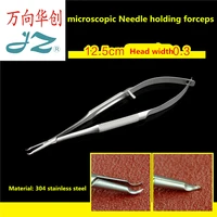 jz microscopic surgery ophthalmology department surgical instrument medical pin holding forceps hand suture latch needle holder
