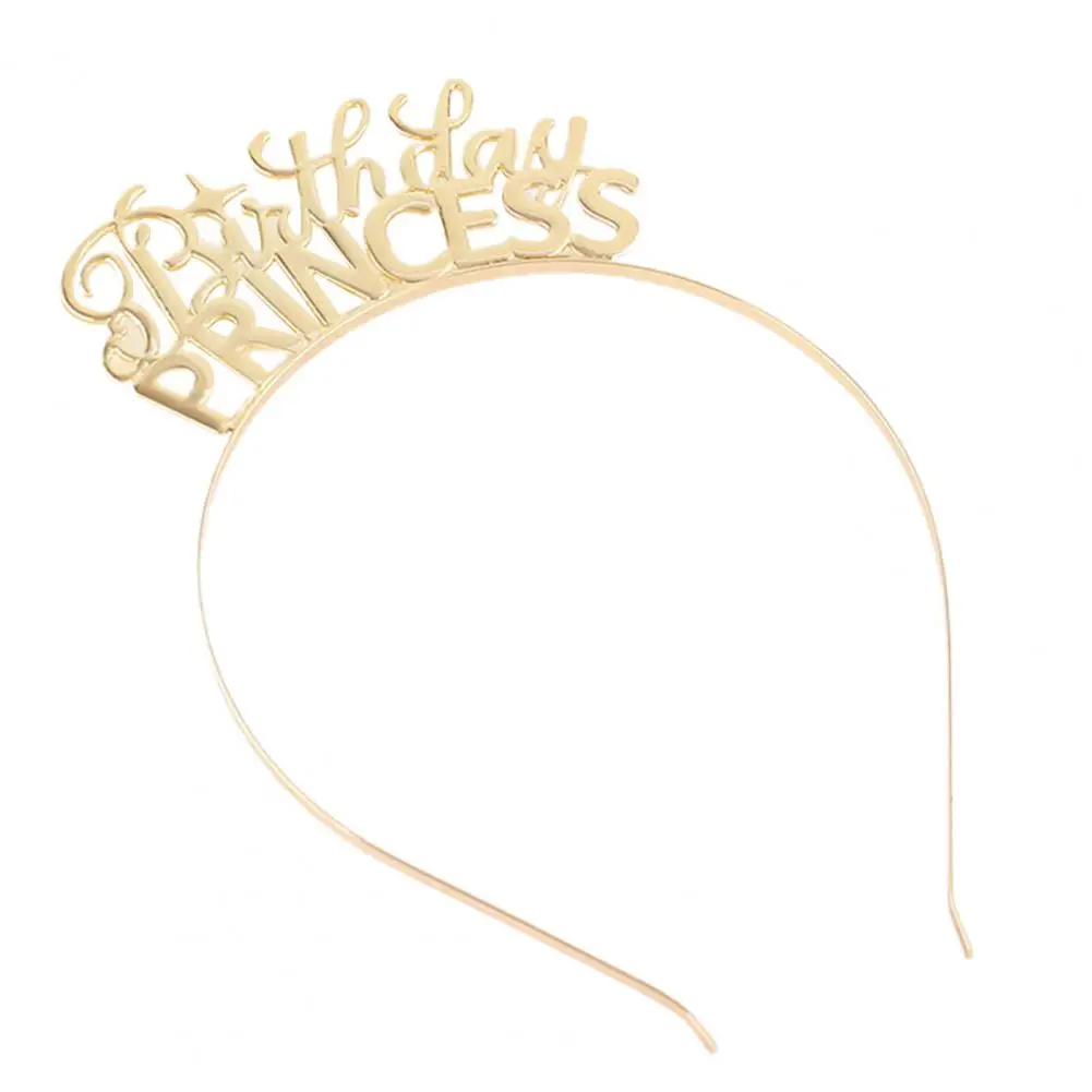 С Днем Рождения повязка на голову для девочки милые вечерние Тиара укладки волос