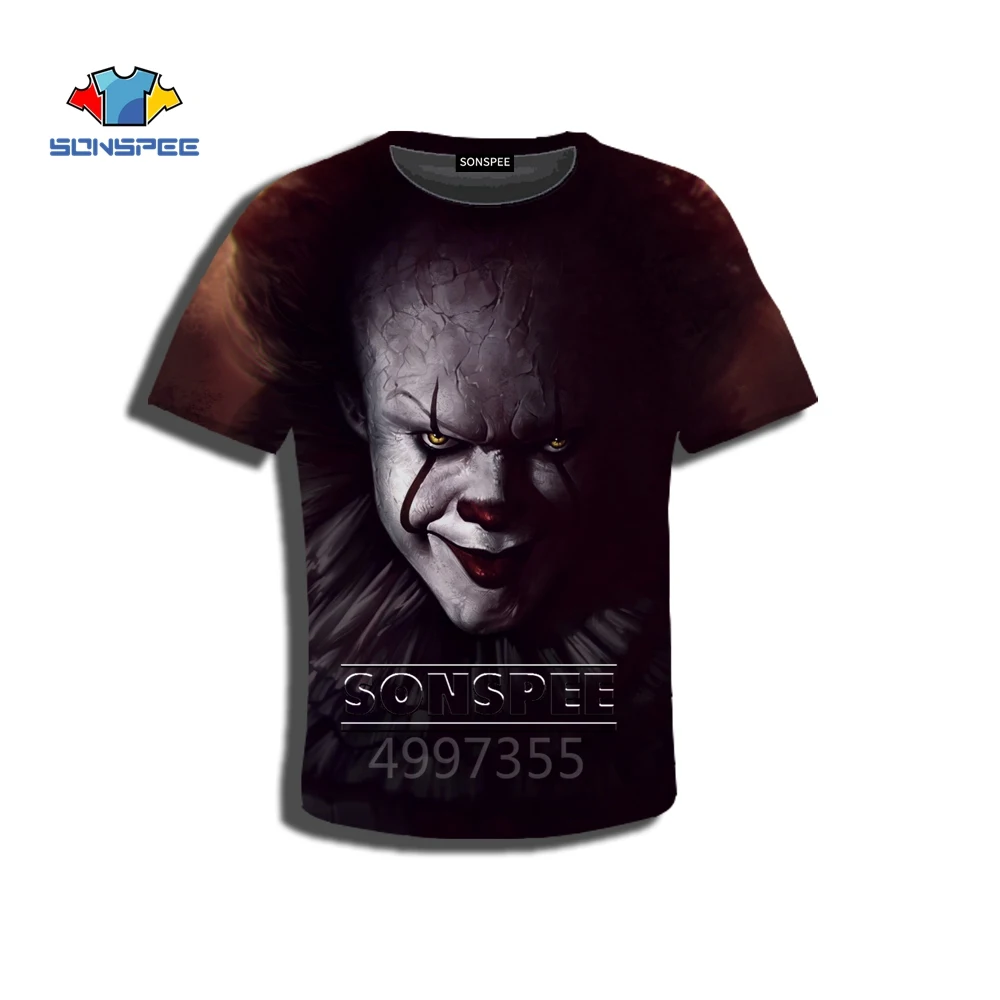 SONSPEE Stephen King's It nightster Harajuku/футболка с 3d принтом для мальчиков и девочек-подростков/толстовка/толстовки/шорты Детская одежда X216