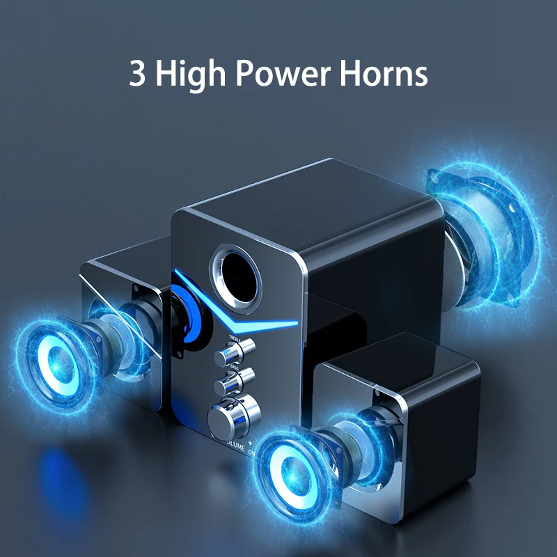 Проводная USB-колонка модная комбинированная Колонка для компьютера бас s стерео