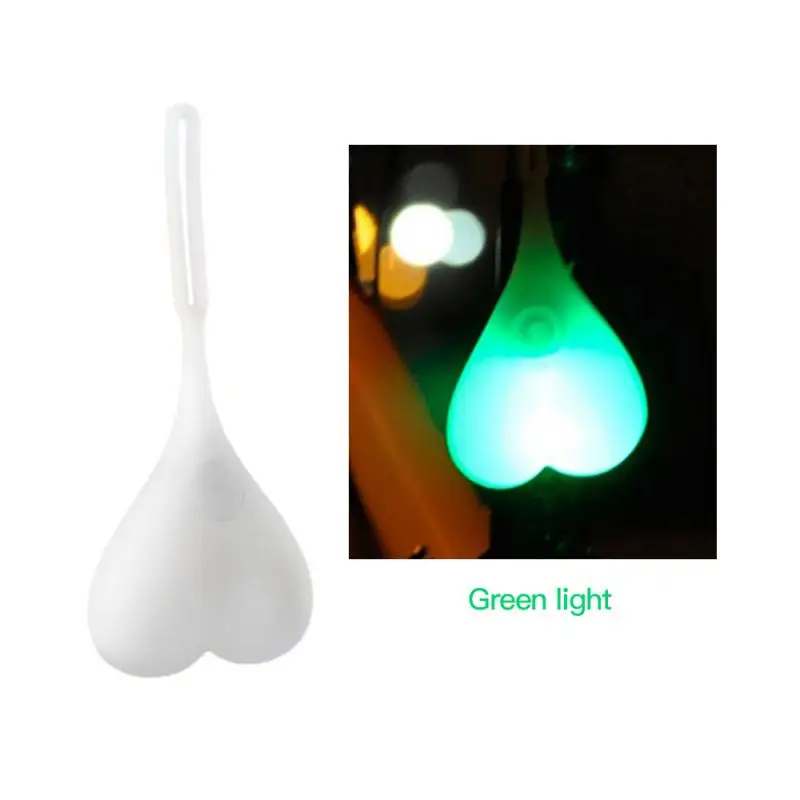 

Bicycle Lights Silicone Bike Bicycle Back Rear Tail Lights Cycling LED Light Heart Ball Egg Safe Lamp Bicycle Accessories