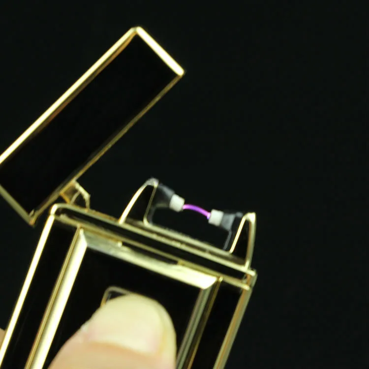 GALINER Metal Lighter Windproof Electric Arc Cigarette Lighters Usb Charging Cigar Pocket TIGER Electronic | Дом и сад