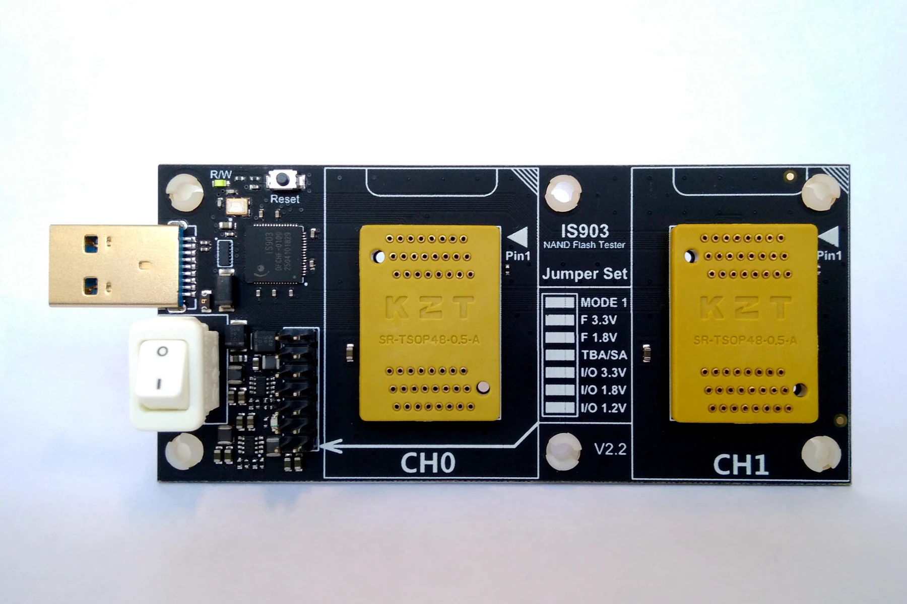 IS903 Nand Flash USB 3 0 пустая стойка для вспышки тест стойки ing Jig TSOP48 8CE 1 8 V | Инструменты