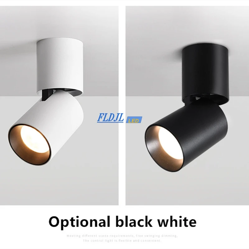 Dimmable вращающийся светодиодный светильник 10 Вт 15 20 Регулировка поверхности COB