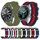 Ремешок нейлоновый с кольцевой пряжкой для Samsung Galaxy Watch 3 45 мм 41 мм, тканевый браслет для наручных часов Galaxy Watch 46 мм 42 мм Active 2 S3