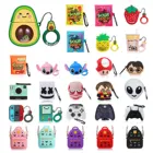 Силиконовый 3D чехол для airpods, Модный чехол для Airpod 12, чехол для Airpod