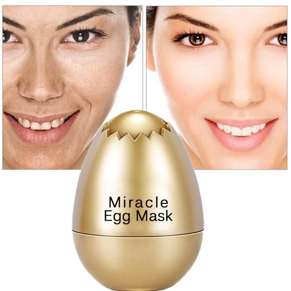 Маска чудо яйцо Антивозрастная маска для сна лица увлажняющий крем удаления