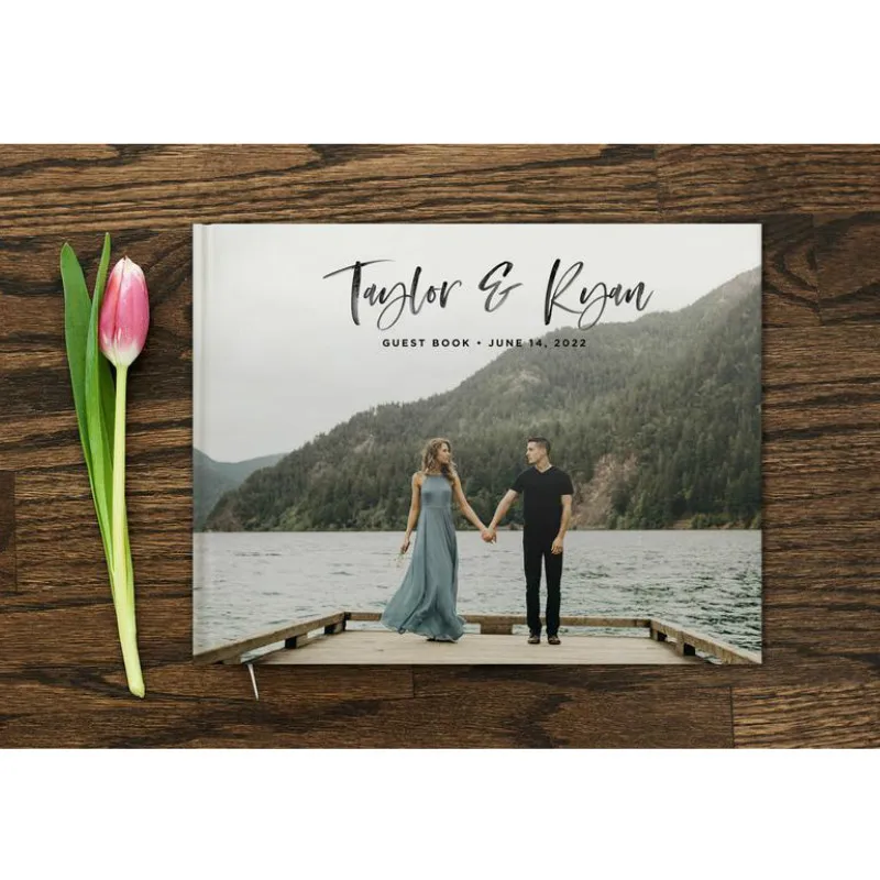 Белая Гостевая книга на заказ для свадебных фотографий гостевая индивидуальная