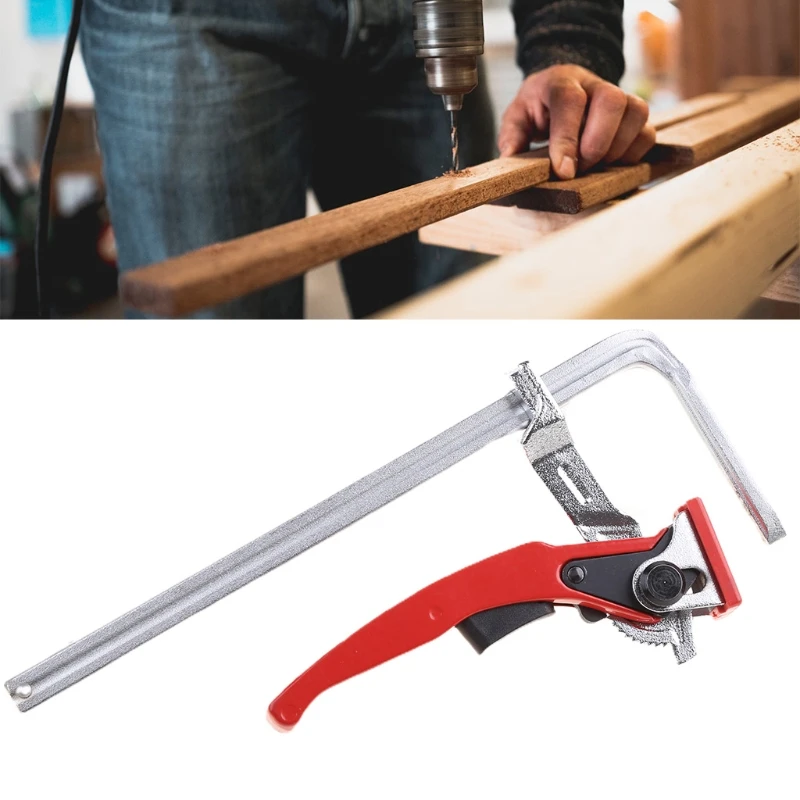 

P82D Professional Desktop Bench Vise Anti-Slipped Woodworking Tool DIY Hand Tool 7.9”/6.3” inches Rafter Clamp for Carpenter