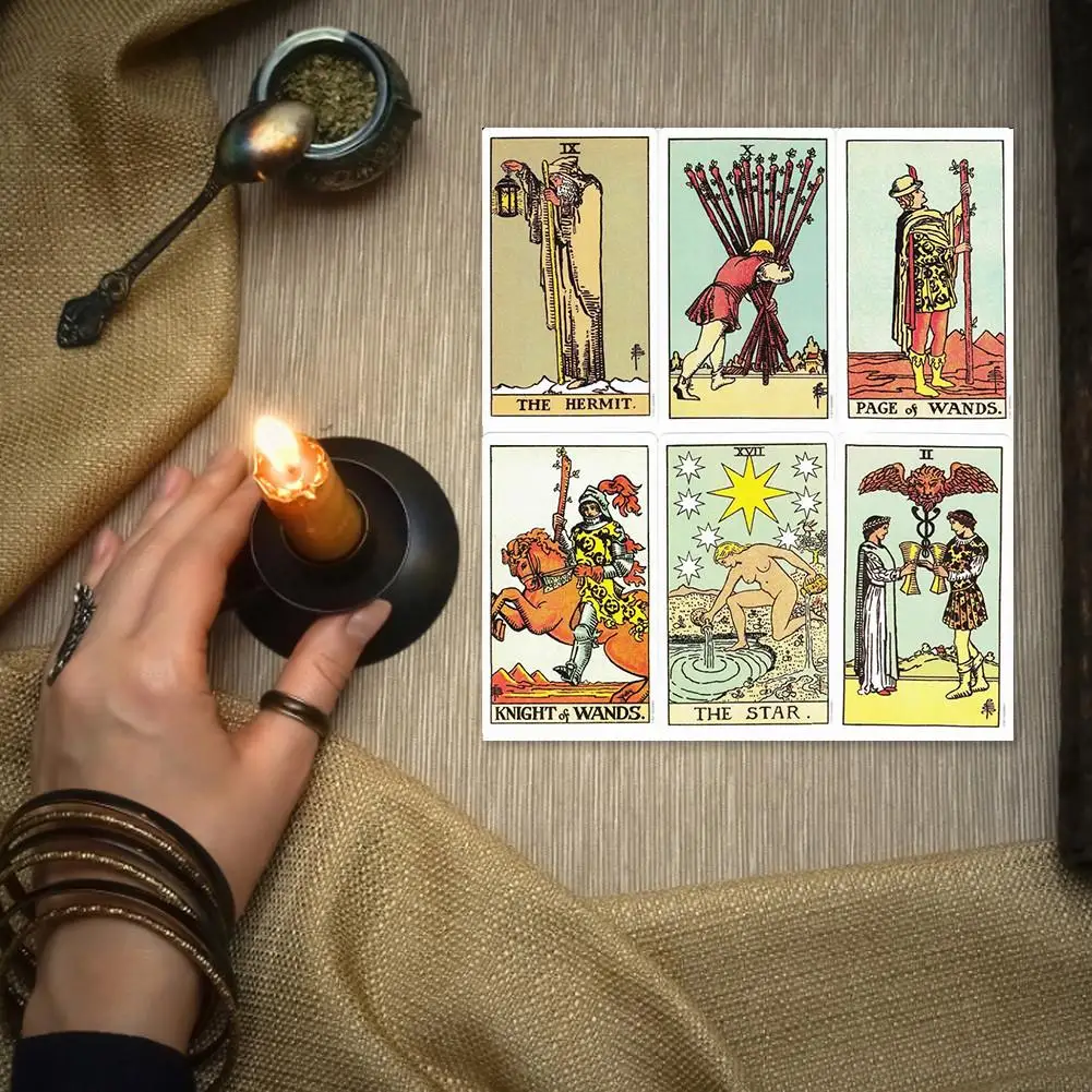 Оригинальный заказанное Уэйта палуба традиционный английский Таро карты игра с