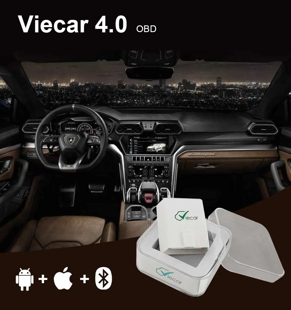 Viecar ELM 327 V1.5 PIC18F25K80 OBD2 Bluetooth 4,0 сканер ODB2 для Android/IOS OBD 2 Автомобильный диагностический автоматический инструмент elm327 v1.5