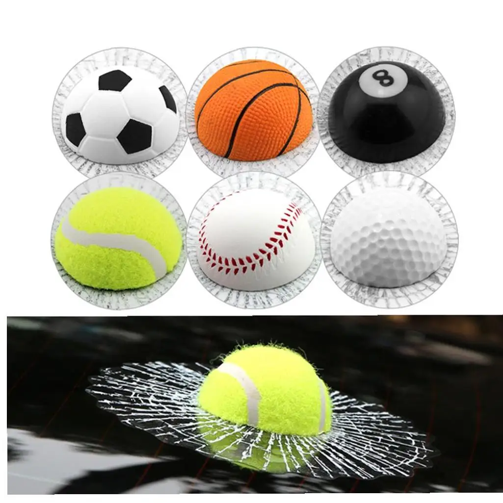 1 лист креативный эффект разбитого стекла 3D Автомобильная наклейка