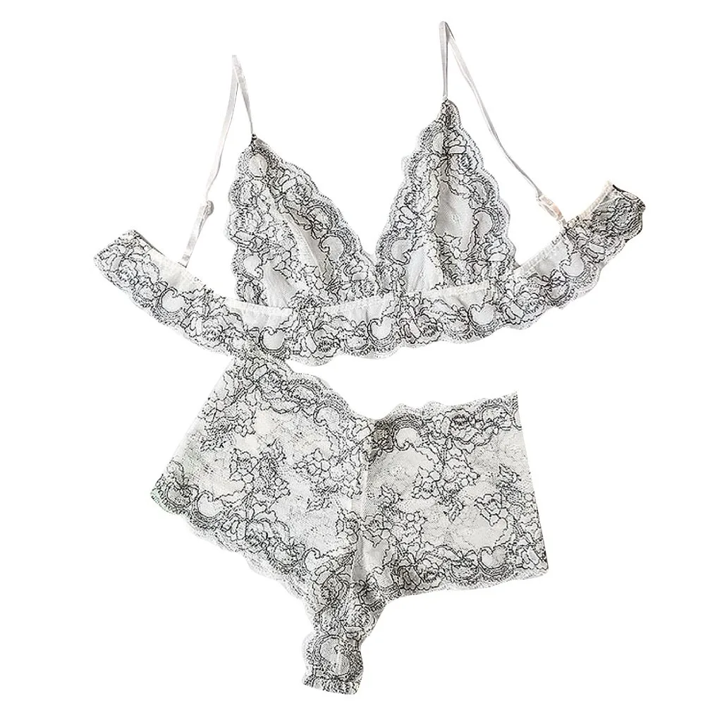 Сексуальное женское нижнее белье модное кружевное сексуальное с глубоким v