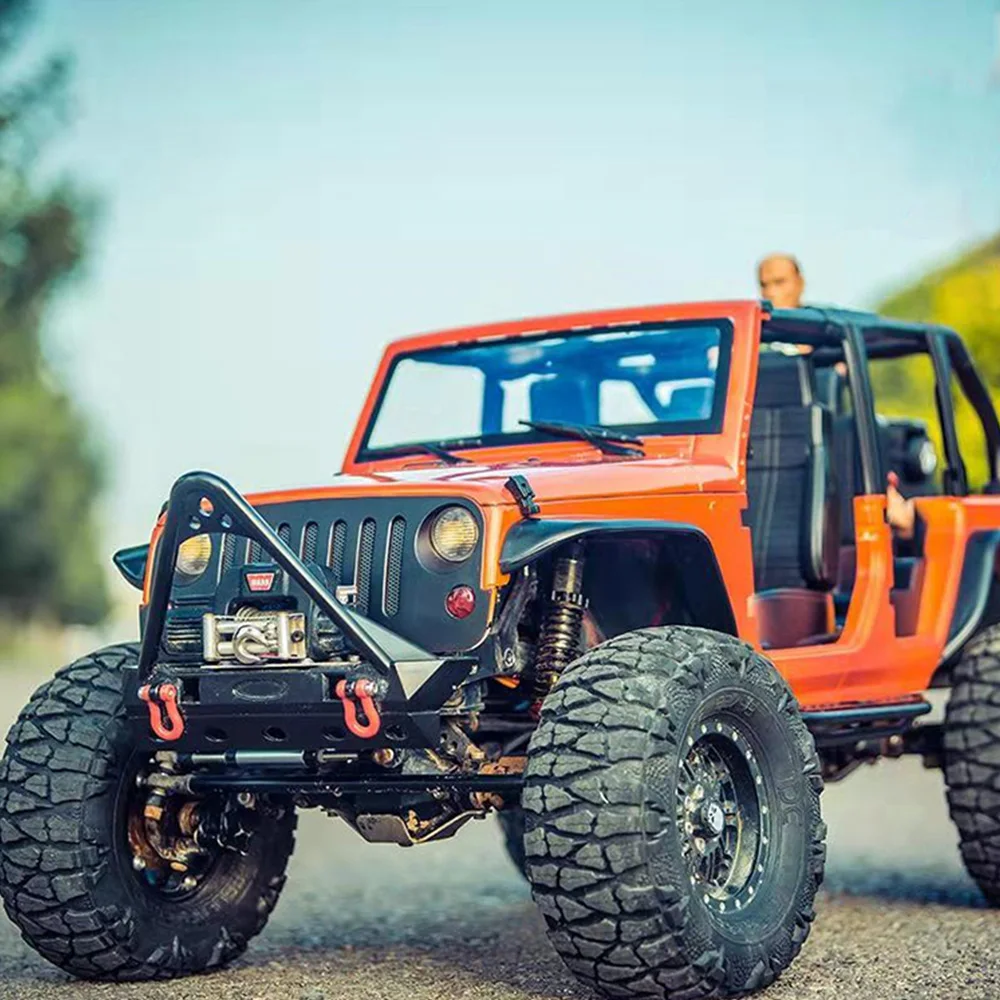 1/10 RC автомобили металлический передний бампер Stinger для 1:10 Rock Crawle Axial SCX10 90046 Traxxas TRX4