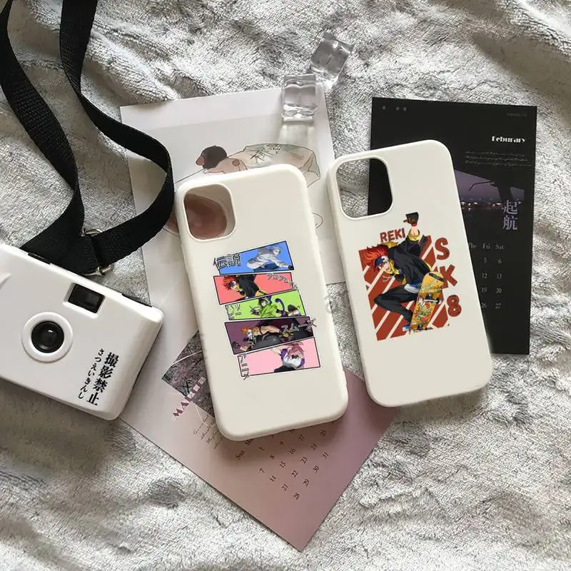 

Japan anime Sk8 The Infinity Phone Case Candy Color for iPhone 6 7 8 11 12 s mini pro X XS XR MAX Plus