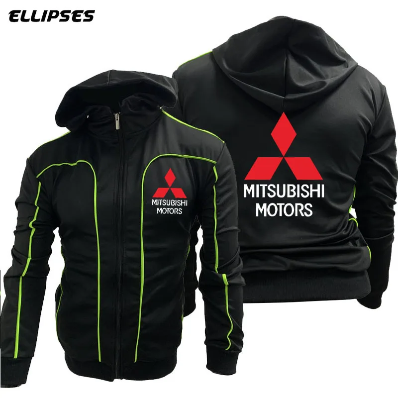 Mitsubishi логотип гоночная команда для мотокросса толстовки Спорт на открытом