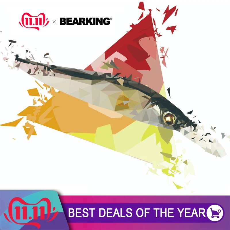 BEARKING новые рыболовные приманки, разные цвета, гольян crank 11 см 14 г, вольфрамовая система веса. Самая популярная модель воблер 10 видов цветов