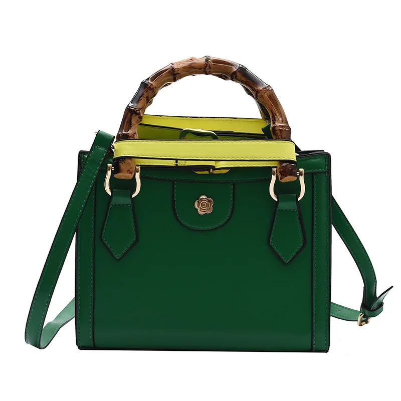 

Высококачественная бамбуковая сумка с узлом, Женская Портативная сумка через плечо, новинка 2021, Ранняя осень, корейская модная сумка-тоут, Р...