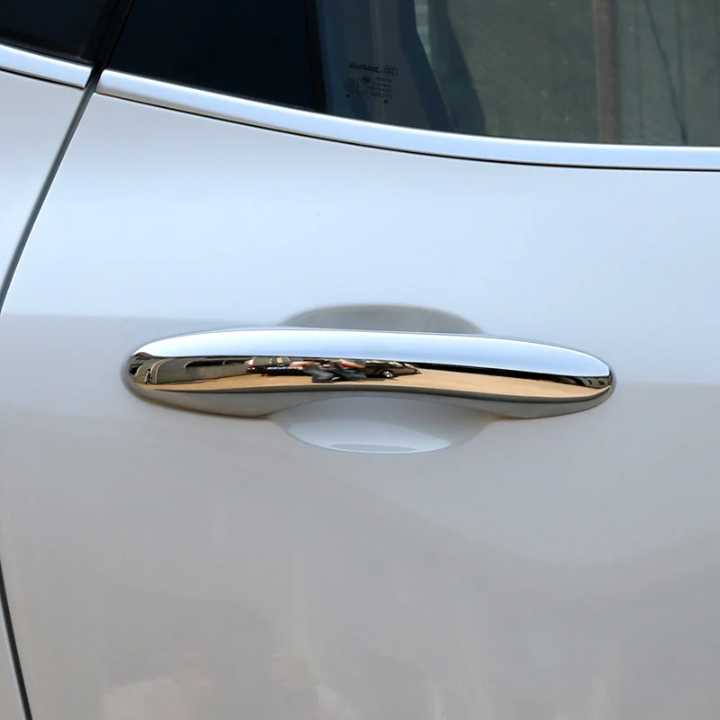 Крышка наружной дверной ручки автомобиля из АБС-хрома защитные крышки наклейки