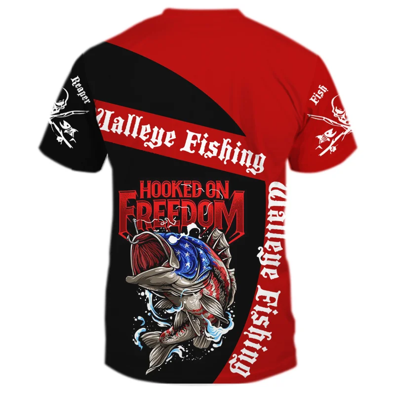 

2021 Fashion new men leisure 3d printing t shirt funny fish printed men and women tshirt Hip hop T-shirt Harajuku men clothing