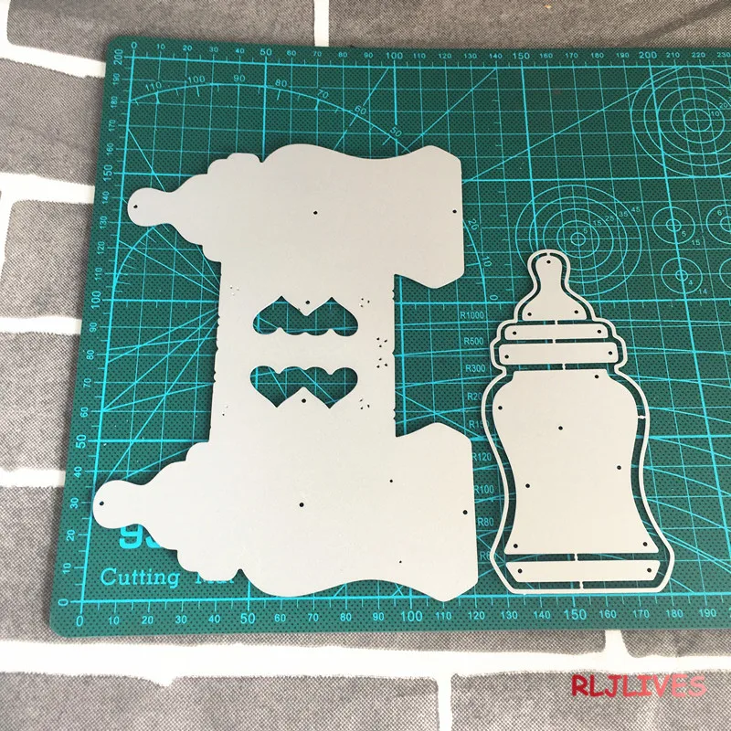 

Baby Bottle Bagtopper Shaker Metal Cutting Dies Stencils for DIY Scrapbooking Stamp album Decorative Embossing DIY Paper Cards
