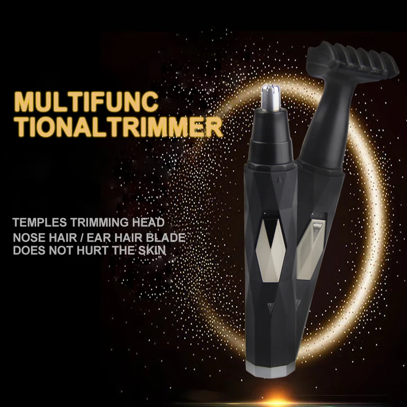 Электрический триммер для волос в ушах и носу 2 1 USB зарядка моющийся бровей
