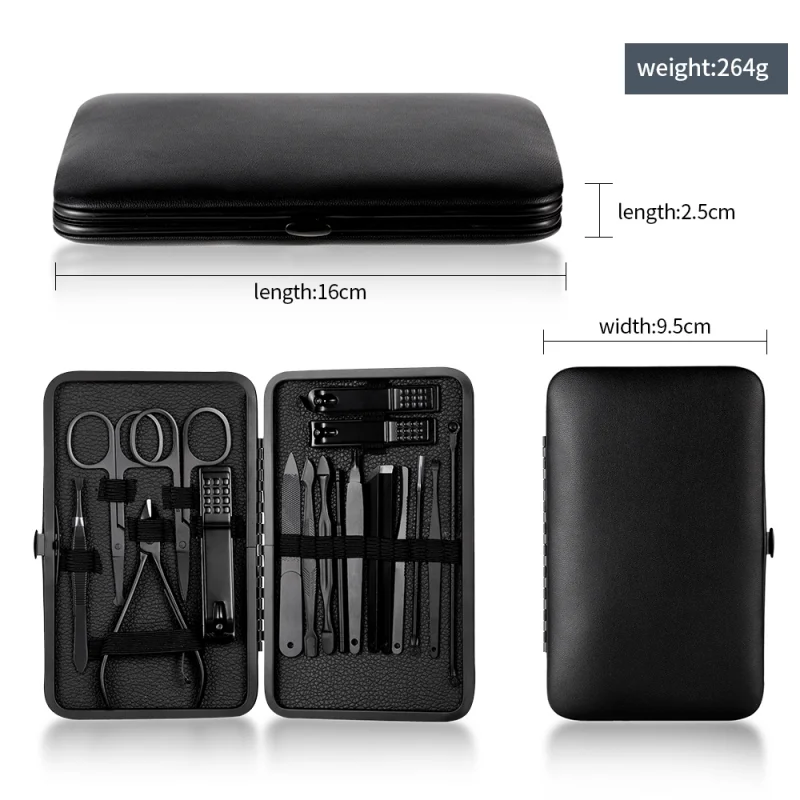 

Manicure Cutters Nail Clipper Set Household Stainless Steel Ear Spoon Nail Clippers Pedicure Nail Scissors Tool