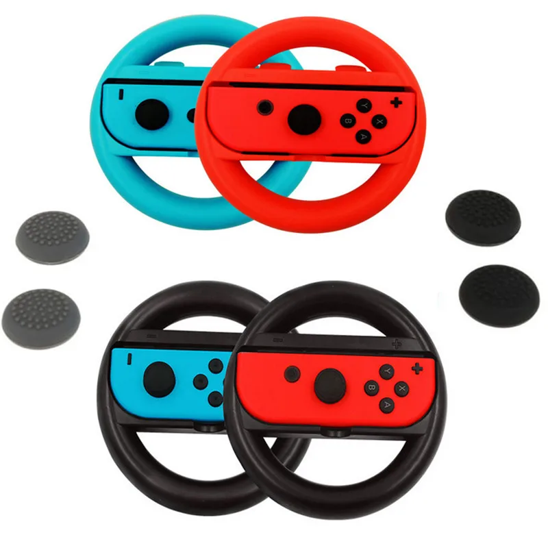 2 шт. переключатель NS Joy-Con управление рулевым колесом рукоятка для игр гоночное Колесо Ручка для Nintendo doswitch аксессуары