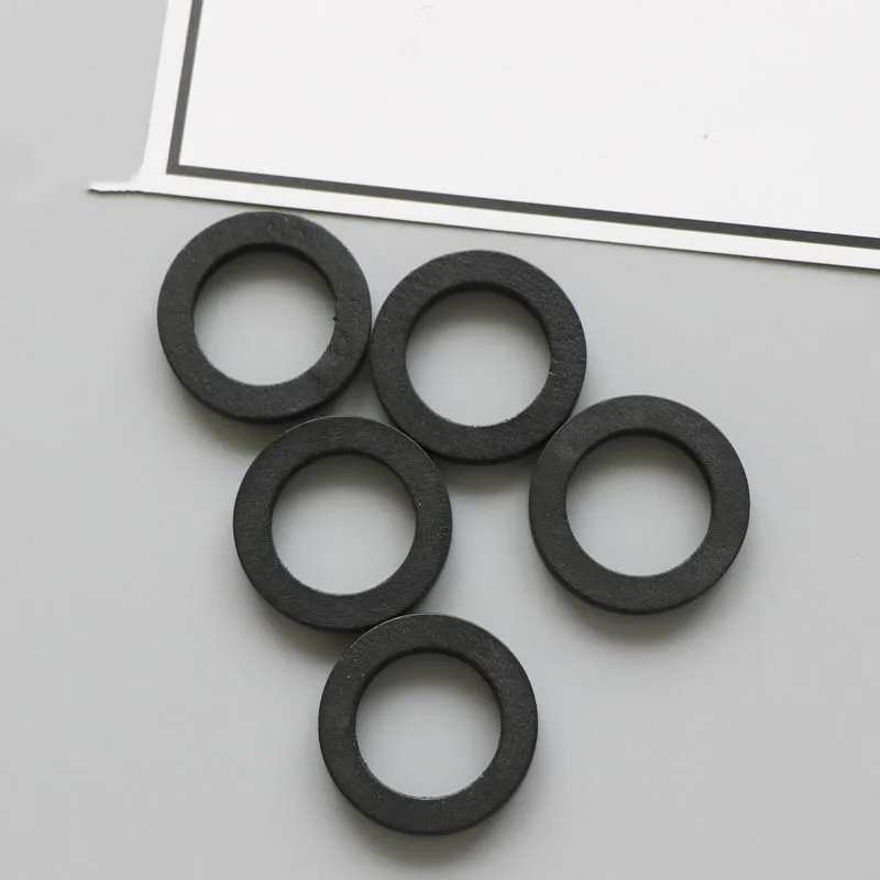 10 шт./лот цветные деревянные круглые полые подвески-обручи сделай сам серьги