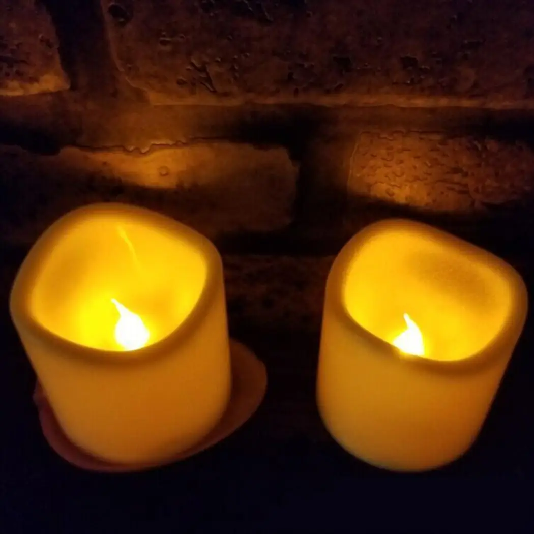 Цветной электронный свечной светильник светодиодный свадебные принадлежности 7