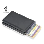 Новый мужской и женский Умный кошелек визитница Rfid Кошелек Алюминиевый металлический кошелек для кредитных карт мини-кошелек Прямая поставка