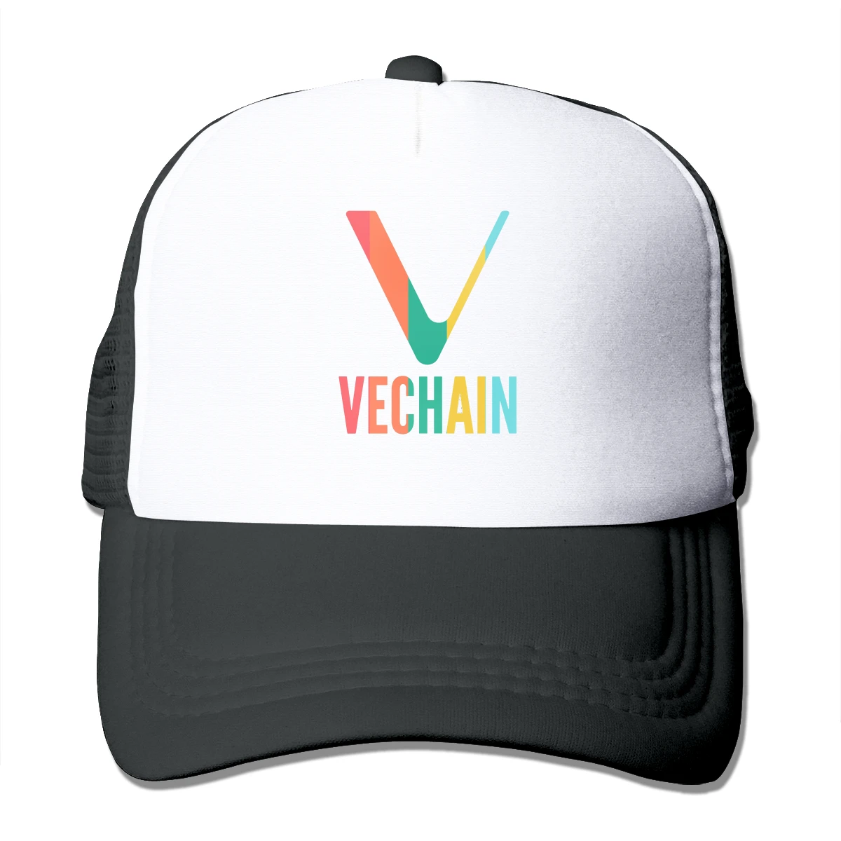 

_ Vechain криптовалютная сетчатая шляпа для мужчин, женщин и мужчин, стильные шляпы-тракеры, яркая бейсболка кепки