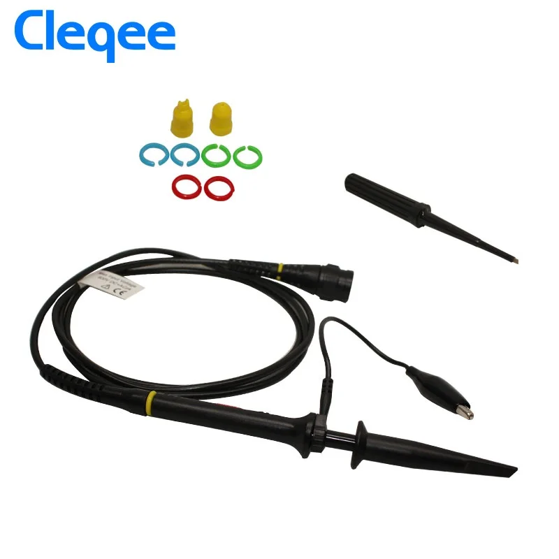 

Cleqee P7100 1 шт. зонд осциллографа 100 МГц BNC защитный колпачок зонд прицела X1/X10