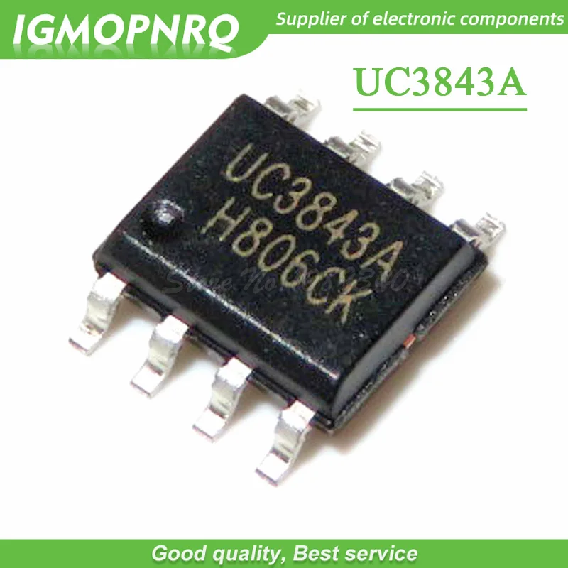 20 шт. UC3843A UC3843 SOP8 чип переменного/постоянного тока преобразователя новый