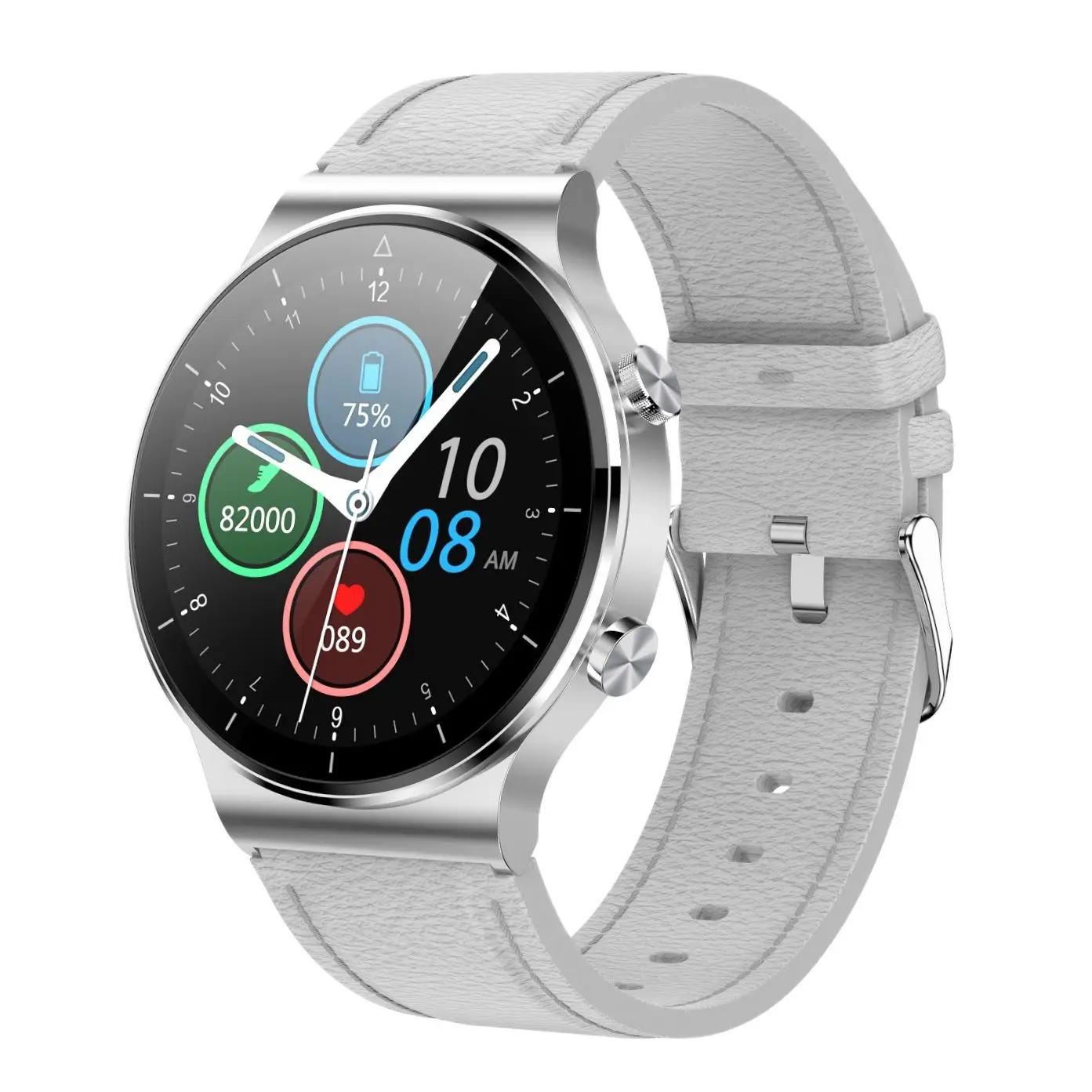 

2021 New M2 Smart Watch 1.3 inch Round Screen Bluetooth Call IP68 Waterproof Long Standby Watches Heart Rate Monitoring Fitness