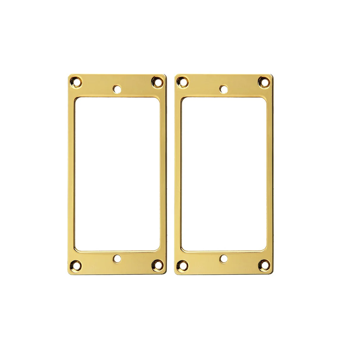 Плоские Металлические гитарные кольца Humbucker для пикапа Золотые (2 шт.)|Детали и
