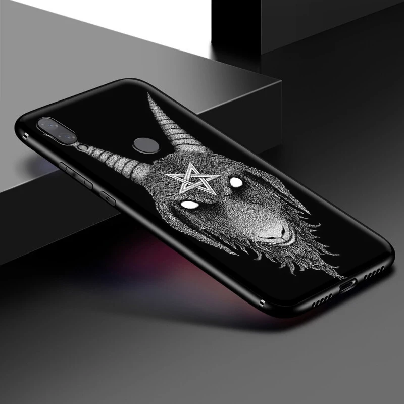 Чехол с головой козы сатаны для Redmi Note 9s 9 8 7 10 10s 10T K40 9T 9C 9A 10X Pro Prime NFC | Мобильные