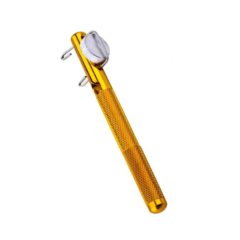 Алюминий сплав лески узел-привязка инструмента с перекрестной шнуровкой крюк