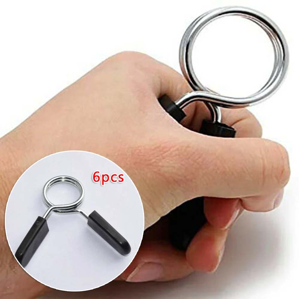 Штанга для веса пружинные воротники штанга отверстий стальная Стопорная пряжка