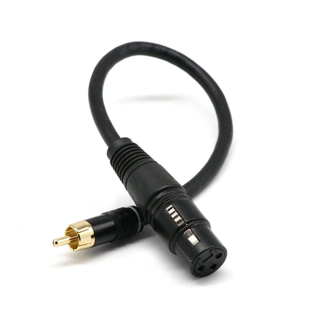 3-контактный разъем XLR для RCA штекер адаптер конвертер кабель провод миксера