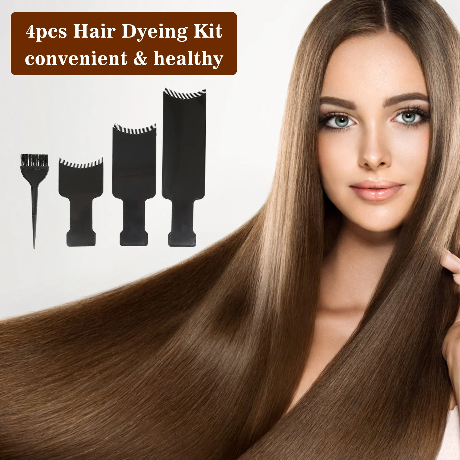 4 шт. Набор для смешивания цвета волос доски окрашивания инструменты