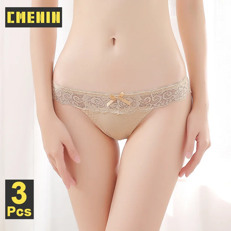 3 шт. нижнее белье женские трусики стринги размера плюс танга сексуальные женское