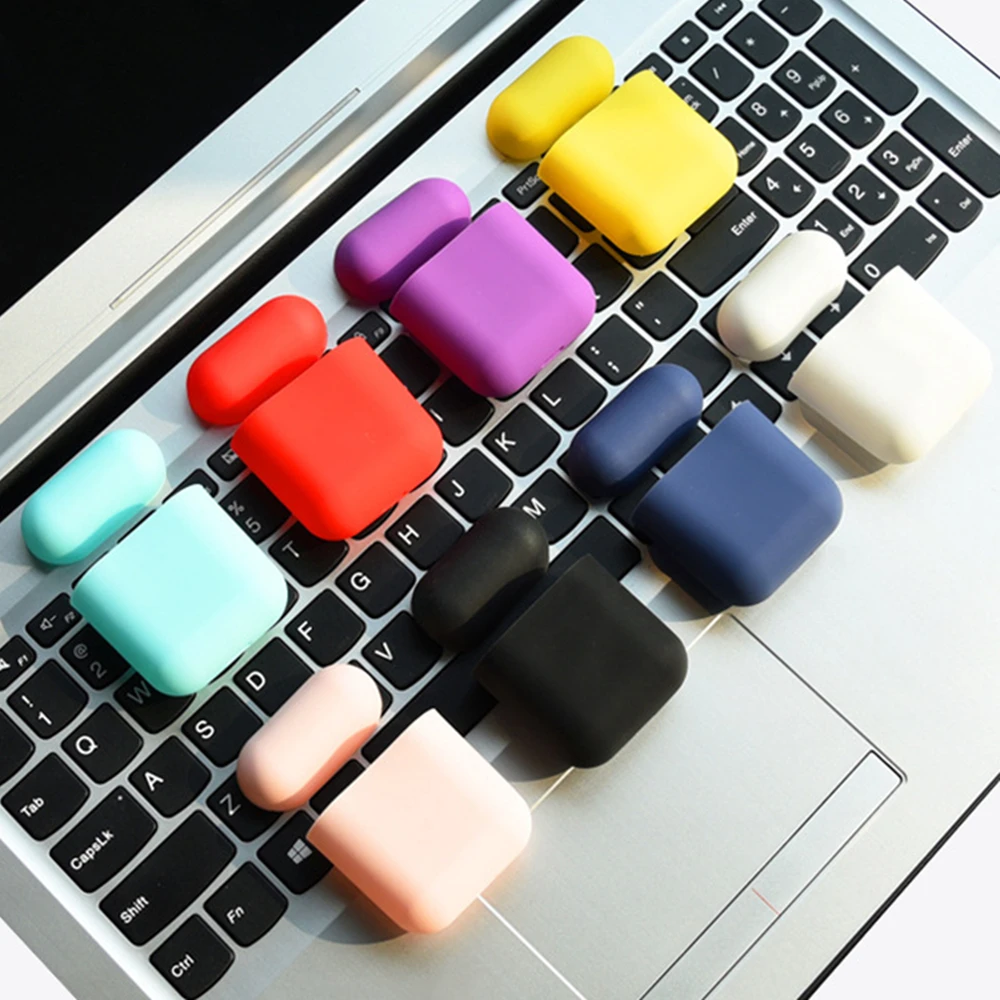 ТПУ силиконовый Bluetooth беспроводной чехол для наушников с упаковочной коробкой