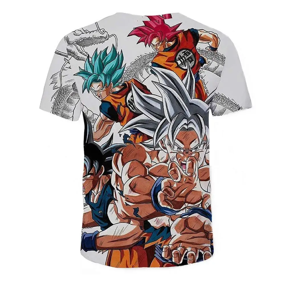 

New Arrival Funny 2021 Casual 3d T Shirt Summer Fashionable Short Sleeve Hip Hop Tee Tops Men Anime DB Harajuku T-Shirts